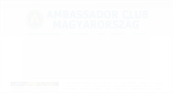 Desktop Screenshot of ambassadorclub.hu